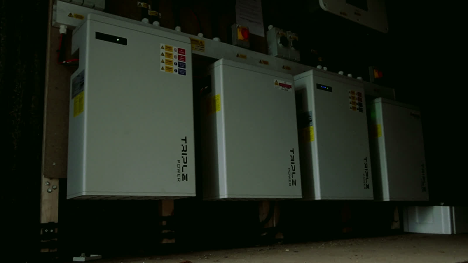 Commercial battery installation by KMM Energy Solutions